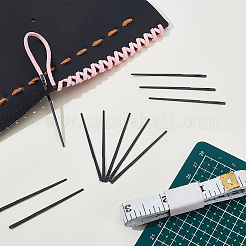 Steel Leather Rope Knitting Needles for Leather Repairing Weaving Crafts&nbsp;DIY-WH0750-027
