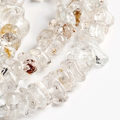 天然トパーズチップビーズ連売り  2.5~6x4.5~10.5mm  穴：0.8~1mm  約80~81 CM&nbsp;G-D0002-A14