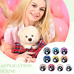 20Pcs Plastic Craft Eyes&nbsp;DIY-PH0033-81