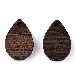 Natural Wenge Wood Pendants&nbsp;WOOD-T023-28A-01