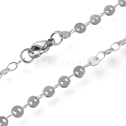 Non-Tarnish 304 Stainless Steel Link Chain Necklaces&nbsp;STAS-I156-27A-P