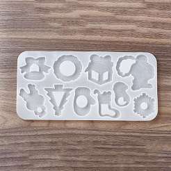 Christmas Theme DIY Tree/Santa Claus/Snowman Quicksand Silicone Molds&nbsp;LS-DIY-E065-03