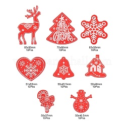 80Pcs 8 Style Wooden Pendants&nbsp;WOOD-LS0001-09