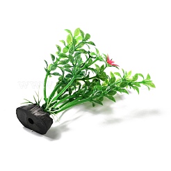 プラスチック人工水草の装飾  水槽用  水族館  グリーン  30x20x110mm&nbsp;DJEW-G025-13
