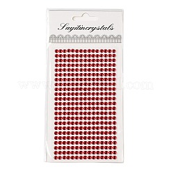 Self Adhesive Acrylic Rhinestone Stickers&nbsp;STIC-PW0012-01B
