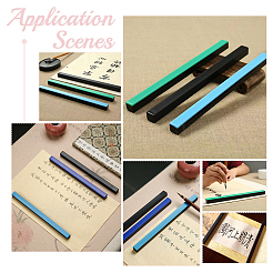 3Pcs 3 Colors ABS Plastic with Iron Paper Weight&nbsp;AJEW-WR0002-69