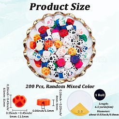 DIY Stretch Bracelet Kits&nbsp;DIY-PA0001-07