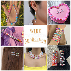 500Pcs Acrylic Beads&nbsp;SACR-TA0001-55M