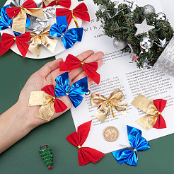 5Cards 5 Colors Velvet Bowknot Ribbon&nbsp;DIY-GF0003-47