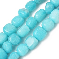 Dyed Natural White Jade Beads Strands&nbsp;GG-CBA1D61-A01-06