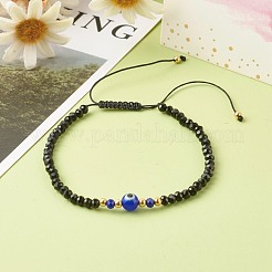 Adjustable Nylon Thread Braided Bead Bracelet&nbsp;BJEW-JB06441-02