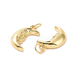 Moon Brass Pendants&nbsp;KK-G435-11G