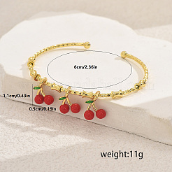 Cute and Sweet Brass Cuff Bangles&nbsp;EC0597-2