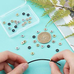 40Pcs 4 Colors Ion Plating(IP) 304 Stainless Steel Spacer Beads&nbsp;STAS-UN0030-56