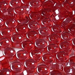 Transparent Colours Luster Glass Seed Beads&nbsp;SEED-E001-T3x6mm-A02