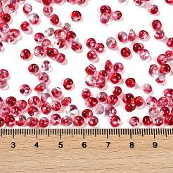 6/0 Spray Paint Fringe Glass Seed Beads&nbsp;SEED-H003-11F