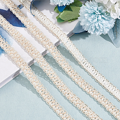 Polyester Braided Lace Trim&nbsp;OCOR-WH0078-09D