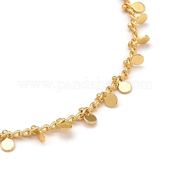 Brass Curb Chain Anklets&nbsp;AJEW-AN00290