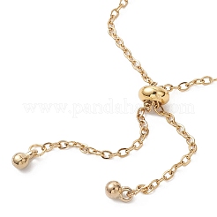 304 Stainless Steel Cable Chain Slider Bracelet Making&nbsp;BJEW-JB12810-03