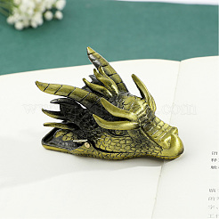 1Pc Dragon Head Shape Alloy Note Clips&nbsp;AJEW-CP0011-71A