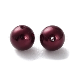 Plastic Imitation Pearl Beads&nbsp;FIND-M059-01C-02