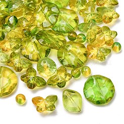 Two Tone Transparent Acrylic Beads&nbsp;OACR-Z041-11