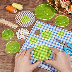 Acrylic Quilting Templates&nbsp;DIY-BC0013-72