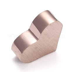 304ステンレススチールチャームイオンプレーティング（IP）  ハート  ローズゴールド  6x8.5x3mm  穴：1.8mm&nbsp;STAS-H105-15RG