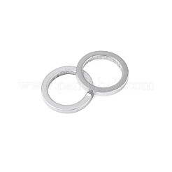 変色しない304ステンレススチール製リンクリング  ステンレス鋼色  8x1mm  内径：5.5mm&nbsp;STAS-T047-15D