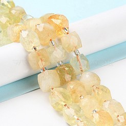 Heated Natural Citrine Beads Strands&nbsp;G-B065-A11