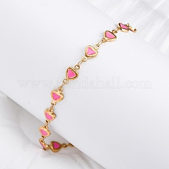 Ion Plating(IP) 304 Stainless Steel Link Bracelets&nbsp;BJEW-I274-36A