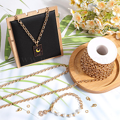 DIY Aluminium Rolo Chains Necklaces/Bracelets Making Kits&nbsp;DIY-SP0001-88