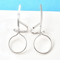Tarnish Resistant 304 Stainless Steel Stud Earrings&nbsp;EJEW-L215-48P