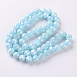 Electroplate Glass Beads Strands&nbsp;EGLA-T020-10-B03