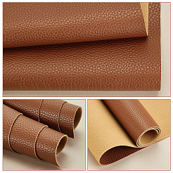 長方形のpuレザー生地  ソファ/シートパッチ用  シエナ  30x25x0.12cm&nbsp;DIY-WH0349-324A