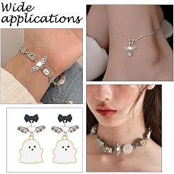 100Pcs Tibetan Style Alloy Heart with Wing Connector Charms&nbsp;TIBE-HY0001-02