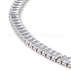 Cubic Zirconia Tennis Necklaces&nbsp;NJEW-G017-01D-P