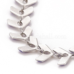 Enamel Wheat Link Chains Bracelet&nbsp;BJEW-P271-02P-06