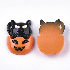Halloween Theme Kitten Resin Cabochons&nbsp;LS-CRES-T013-03