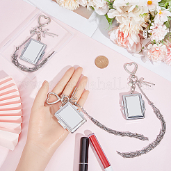 3Pcs 3 Styles Alloy & 201 Stainless Steel Macrame Pouch Pendant Decorations&nbsp;HJEW-SC0003-29