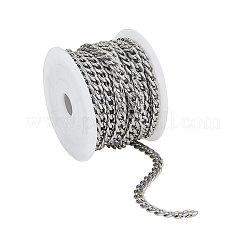 304 Stainless Steel Curb Chains&nbsp;CHS-CJ0001-14P