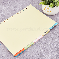 A4 Binder Divider Pages&nbsp;DIY-WH0430-425A