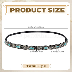 Polyester Headbands&nbsp;OHAR-WH0021-76F