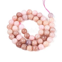 Natural Pink Opal Beads Strands&nbsp;G-R446-8mm-10-01