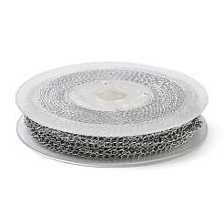 Tarnish Resistant 304 Stainless Steel Rolo Chains&nbsp;CHS-L015-51