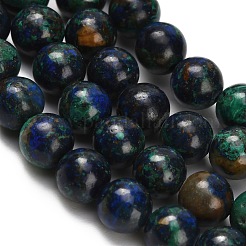 Natural Azurite Beads Strands&nbsp;G-Z110-C05-6mm