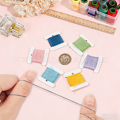 24Pcs 6 Colors Polyester Embroidery Threads&nbsp;DIY-CY0003-59