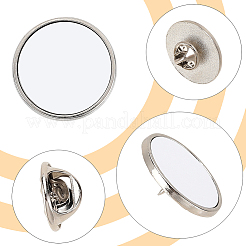 10 Sets Sublimation Blank Brooch Pins&nbsp;FIND-SP0004-08A