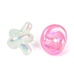 UV Plating Transparent Acrylic Beads&nbsp;OACR-Q204-11