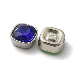 ABSプラスチック製カボション  アクリルと  正方形  ミックスカラー  9.5x9.5x5.5mm&nbsp;FIND-C054-07P